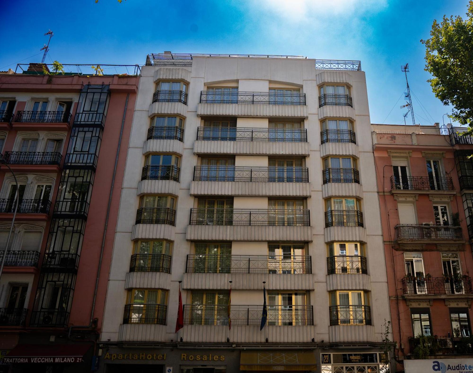 Aparto-Hotel Rosales Madrid Dış mekan fotoğraf