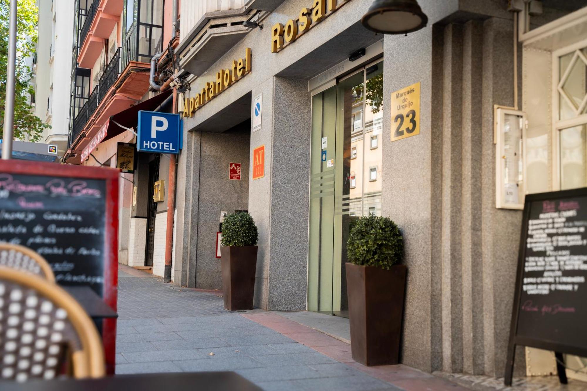 Aparto-Hotel Rosales Madrid Dış mekan fotoğraf