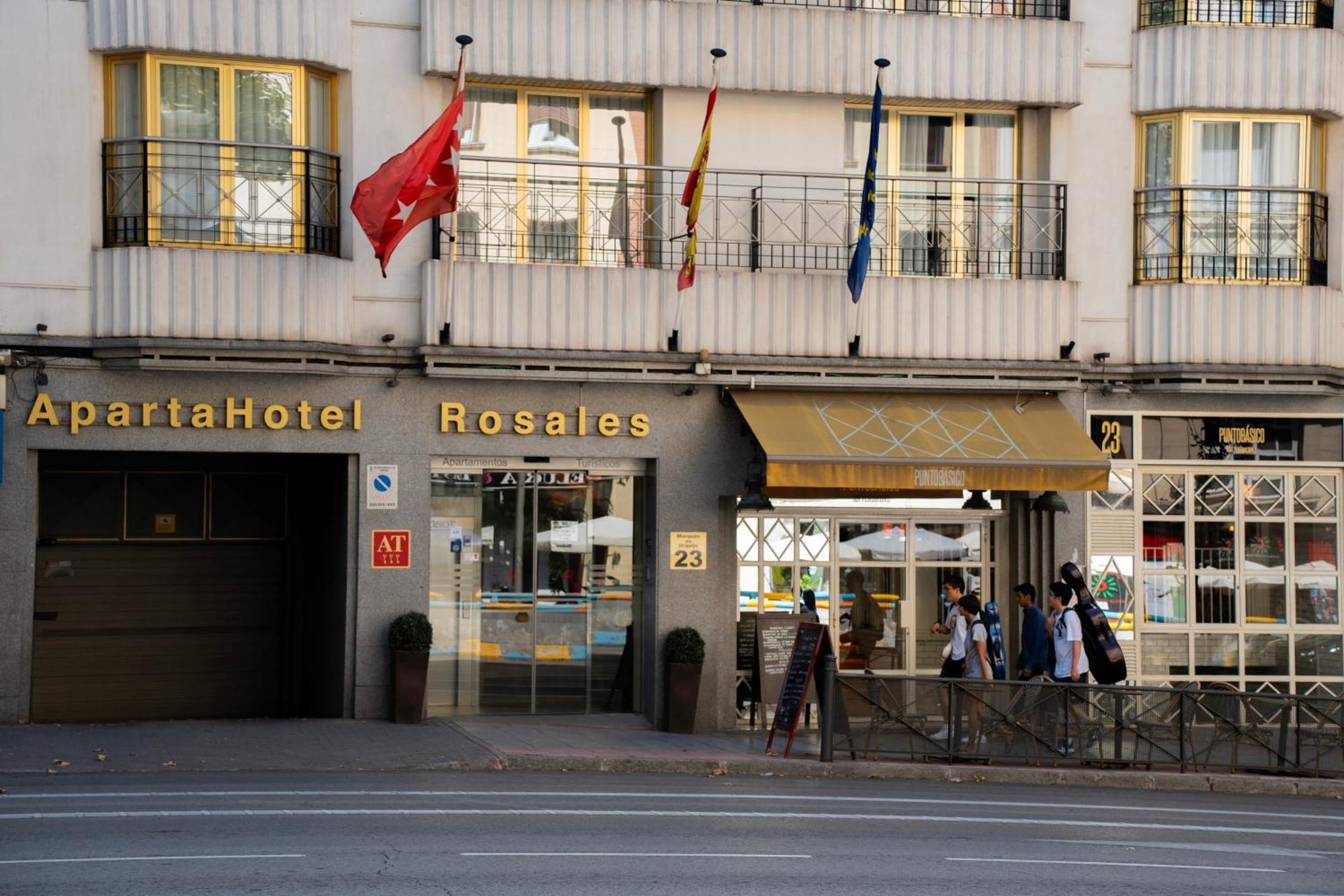 Aparto-Hotel Rosales Madrid Dış mekan fotoğraf