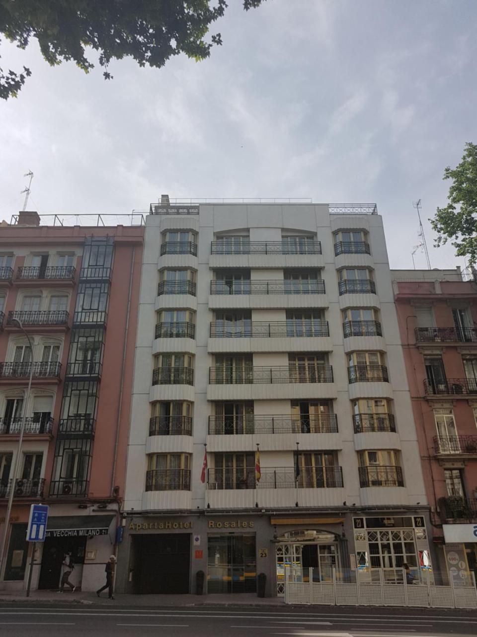 Aparto-Hotel Rosales Madrid Dış mekan fotoğraf